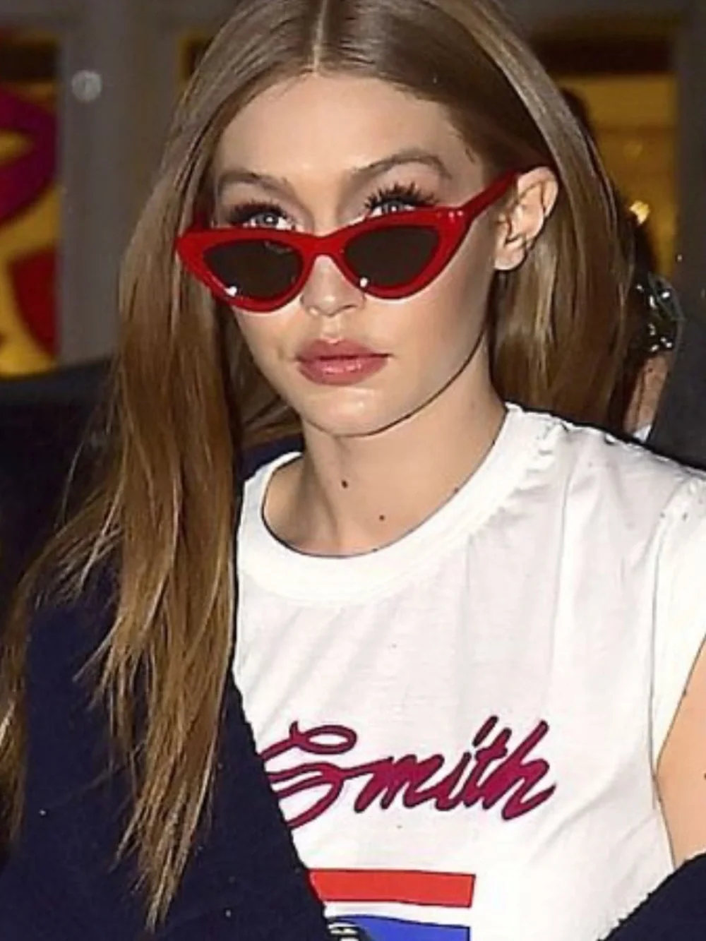 Authentic Skinny Le Specs x Adam Selman Black Cat Eye Sunglasses
